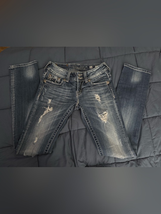 Miss Me Denim - Miss Me Distressed Medium Wash Jeans